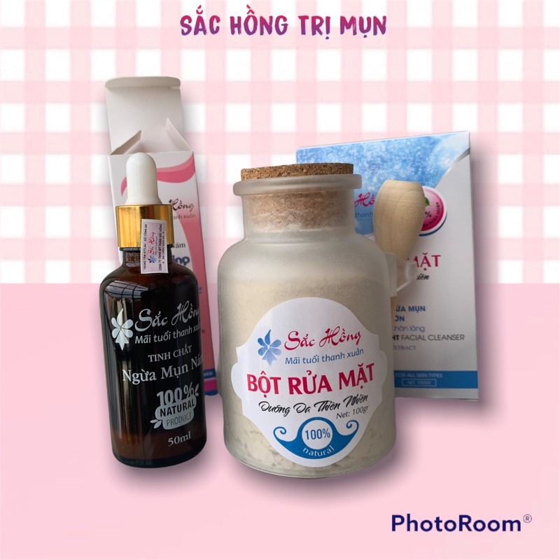Serum Sắc Hồng - ngừa mụn - mờ nám