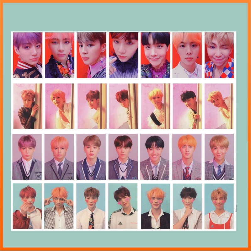 Bộ 8 Tấm Poster Nhóm Nhạc Bts