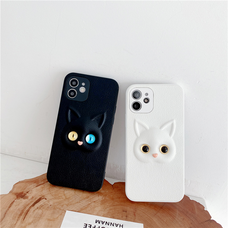 Ốp điện thoại hình mèo dễ thương thời trang cho Iphone 12 Pro Max Ip11