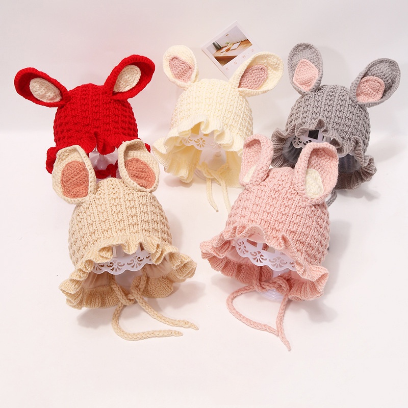 Mũ beanie Tai Thỏ Cho Bé Trai Và Bé Gái