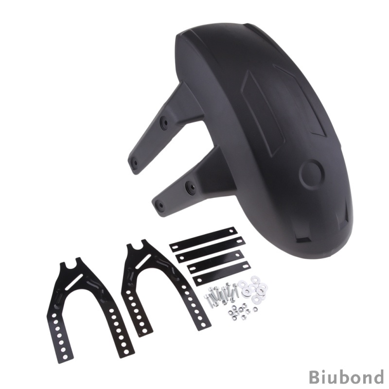 Đen Tấm Chắn Bùn Phía Sau Bằng Nhựa Kèm Giá Đỡ Cho Xe Mô Tô # 001 | BigBuy360 - bigbuy360.vn