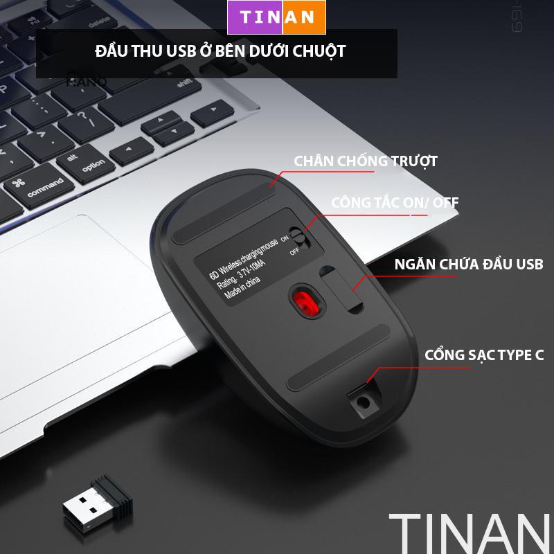 Chuột Sạc Không Dây FOREV FV169 - USB 2.4G, Màu Sắc Đẹp, Wireless Mouse