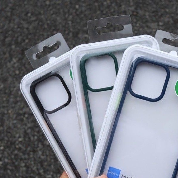 Ốp lưng Rock chống sốc iPhone 12, 12 Pro, 12 Pro Max viền TPU Chính Hãng