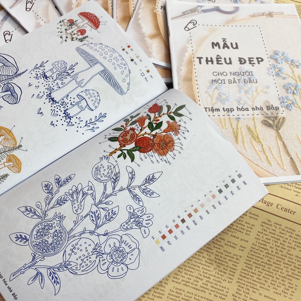 Mẫu Thêu Ứng Dụng Kèm Code Chỉ