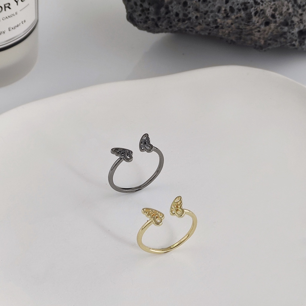 Nhẫn Hình Bướm Thiết Kế Mới Đơn Giản Thời Trang Dành Cho Nữ