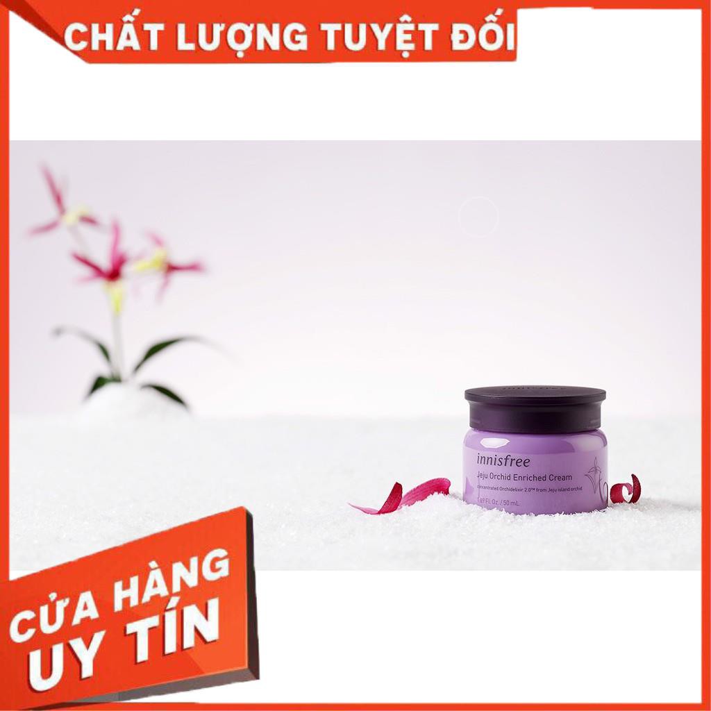 [Hàng Nhập Khẩu]  Kem Dưỡng Trắng Da Innisfree Jeju Orchid Enriched Cream 50ml