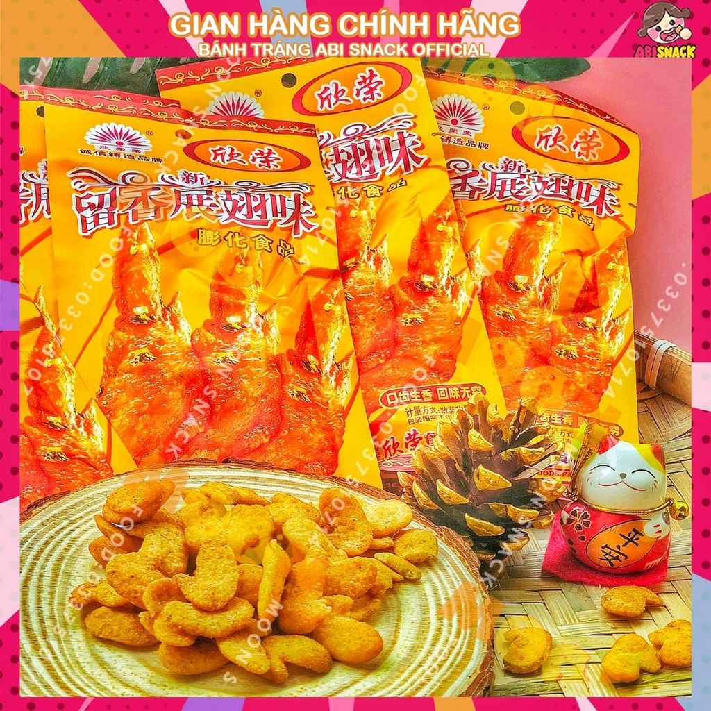 Bim bim snack cánh gà ngũ vị hàng chuẩn tứ xuyên gói vàng 25g