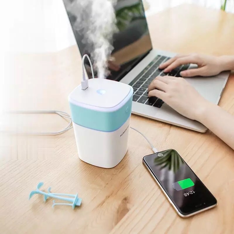 Máy Phun Sương Tạo Ẩm Mini 3in1 Đa Năng Sạc Usb Tiện Ích Cho Gia Đình