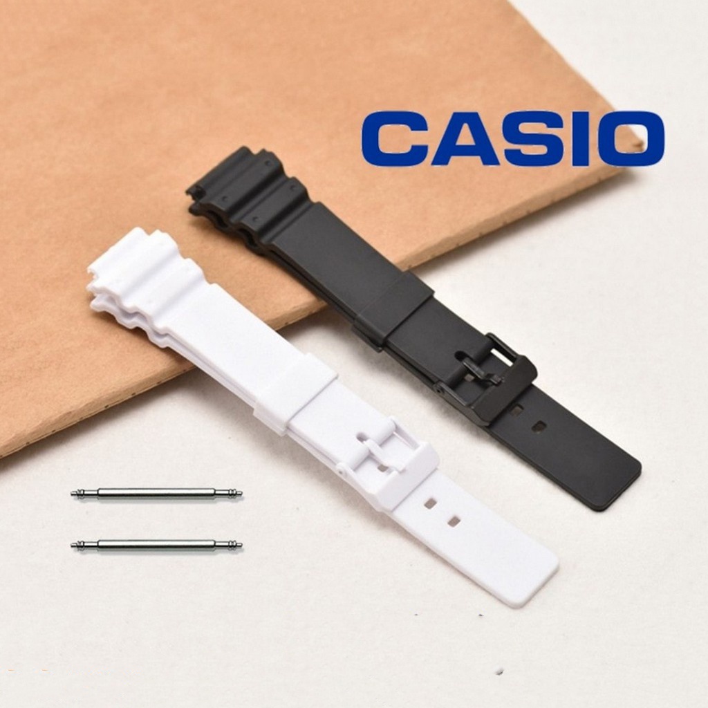 Dây đeo đồng hồ Casio Mrw 200h Mrw-200h 2 màu đen, trắng cao cấp