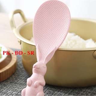 4 Cái Vá Xới Cơm Lúa Mạch Hình Thỏ - Siêu Rẻ