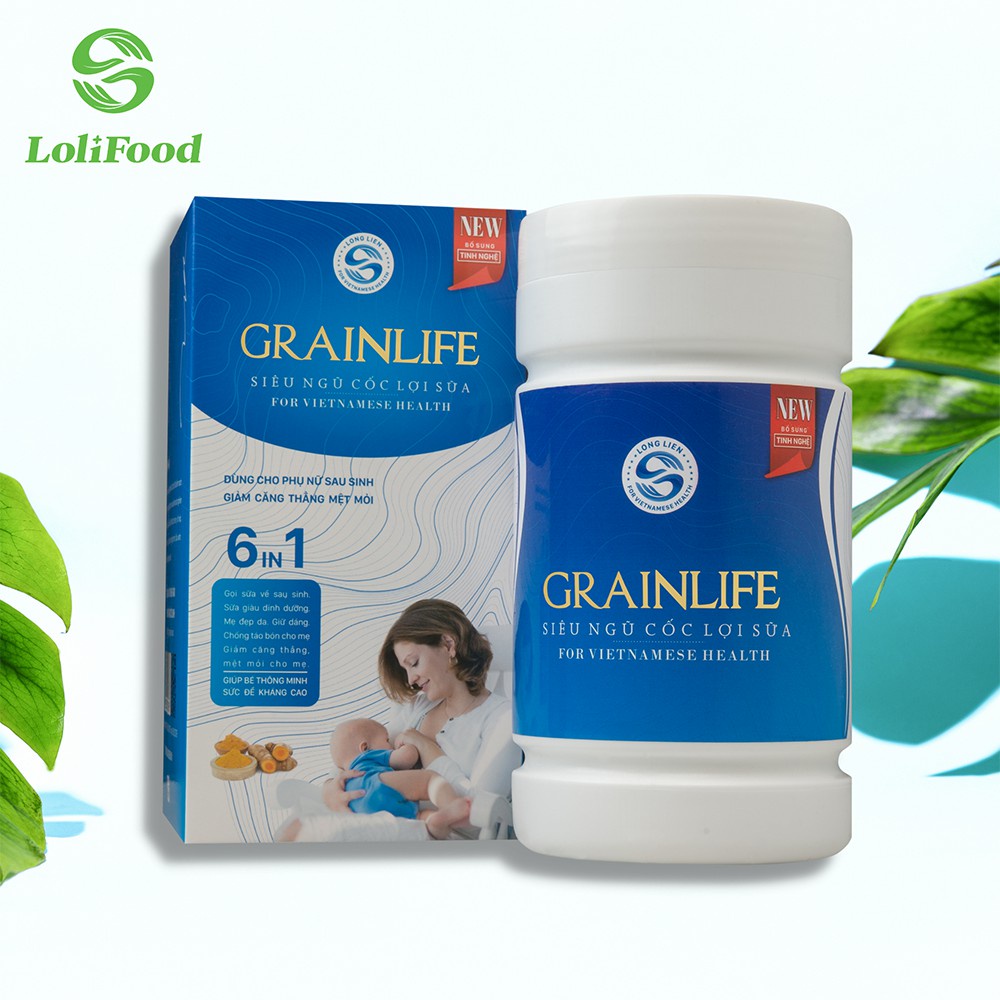 ▣❈Siêu Ngũ Cốc Lợi Sữa LoliFood 500g. 100% Hữu Cơ. Về Nhiều – Giàu Dinh Dưỡng Bé Tăng Cân Đều Đặn