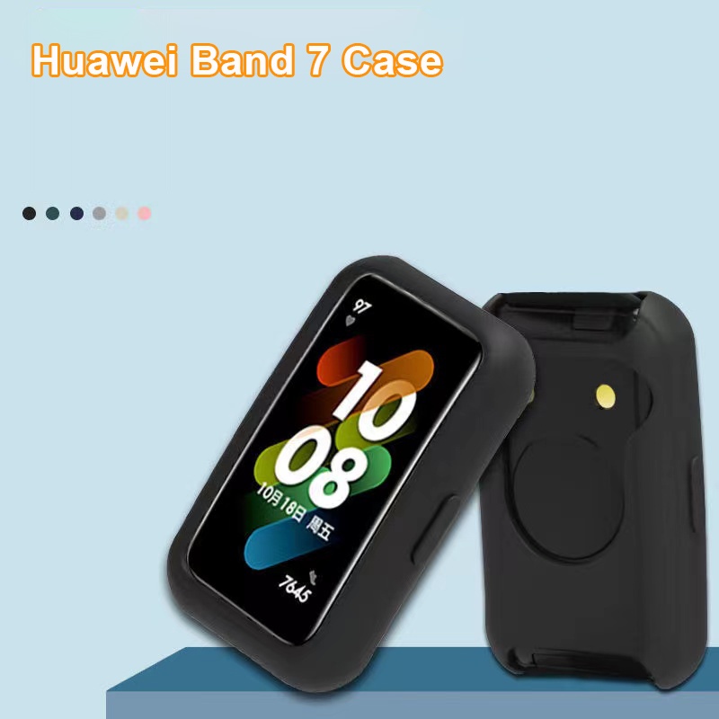 Ốp Bảo Vệ Màn Hình Đồng Hồ Thông Minh Huawei Band 7 Bằng Silicone