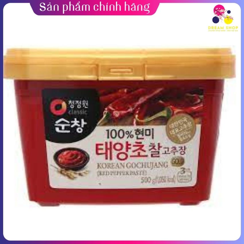 Tương ớt Hàn Quốc gạo lứt hộp 500gr -Dreamshop.vn