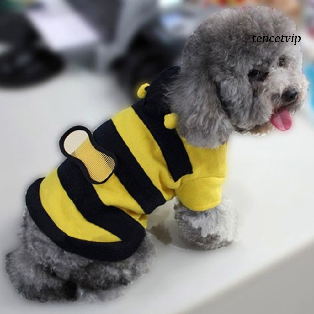 Áo Hoodie Họa Tiết Chú Ong Đáng Yêu Cho Thú Cưng
