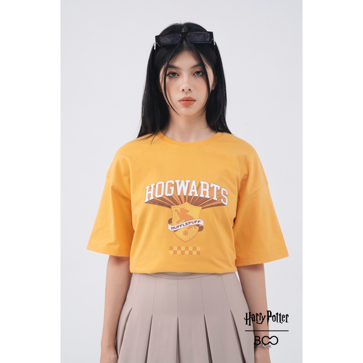 Áo Thun BOO Dáng Regular In Logo Harry Potter Vải Cotton Cao Cấp BZL