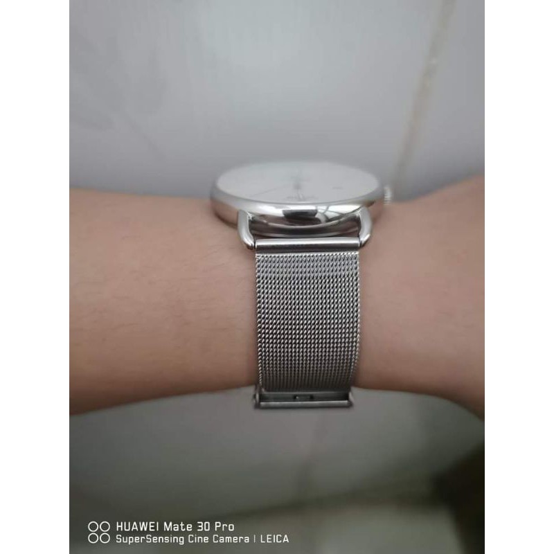 Dây Milanese Khóa Bấm Cho Smartwatch - Chốt Thông Minh 20MM 22MM