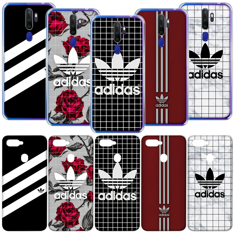 Ốp Điện Thoại Trong Suốt In Logo Adidas Thời Trang Cho Oppo A3S A5 A37 Neo 9 A39 A57 A5S A7 A59 F1S A73 A77 F3 F5 2018 C49