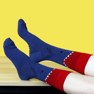 Tất/vớ cao cổ cá mập Shark Sock