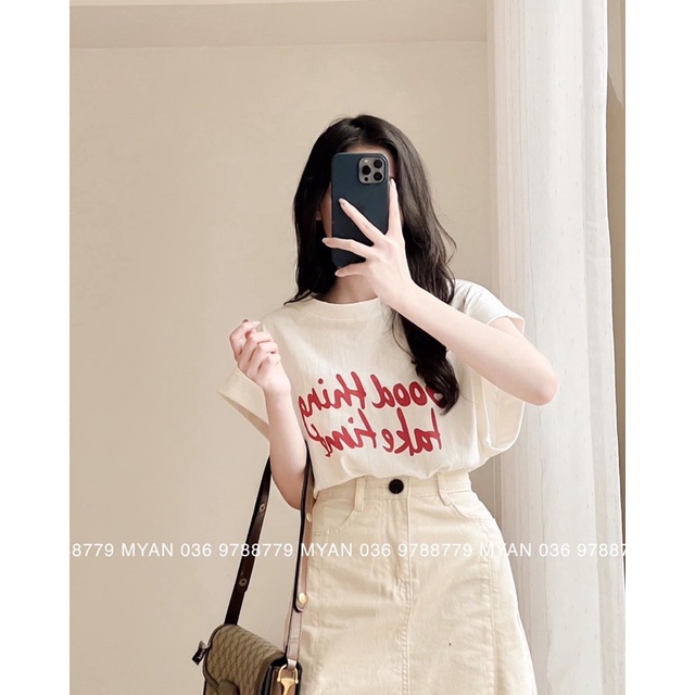 Set áo phông kèm chân váy