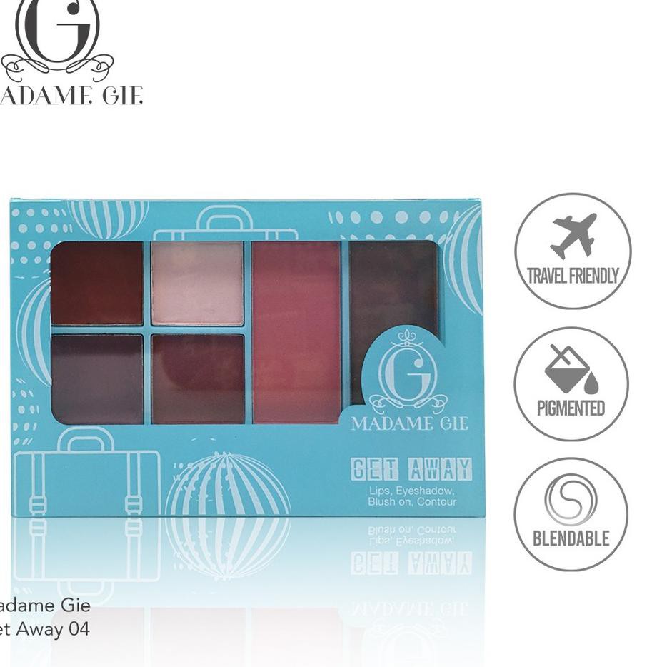 (hàng Mới Về) Bảng Phấn Trang Điểm Mặt Madame Gie Getaway | BigBuy360 - bigbuy360.vn