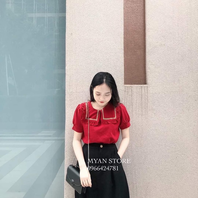 Áo cổ bèo #bigsize 60=&gt;90 kg