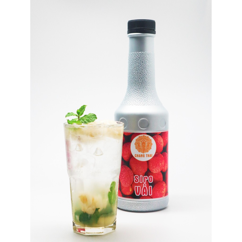 Siro Chang Thai Chai 1L - Syrup Làm Trà Đào Trà Trái Cây Đủ Các Mùi Vị Chai 1 lít