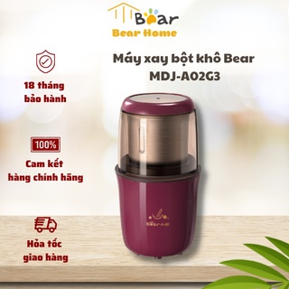 Máy xay bột khô bear mdj-a02g3 đa năng xay gia vị, dược liệu - bear home