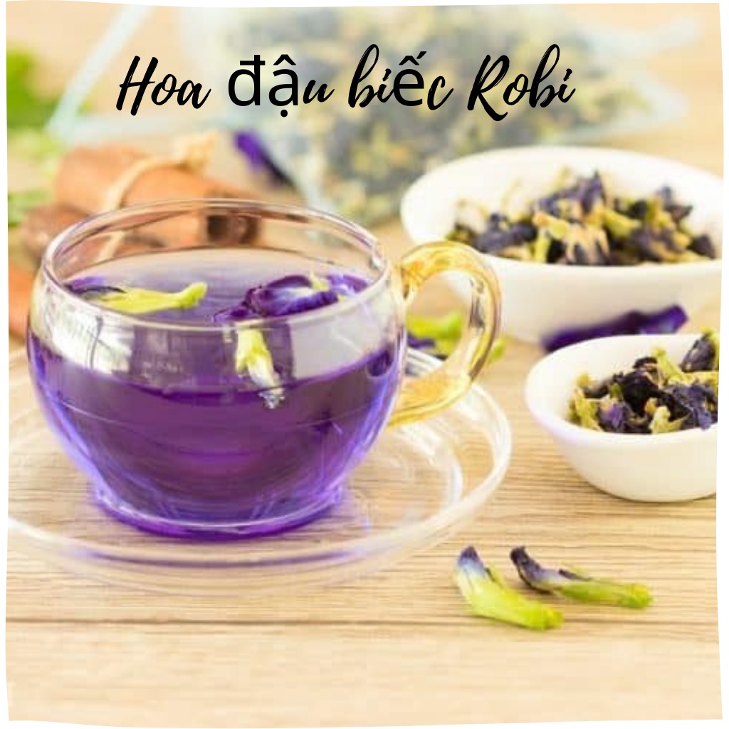 Trà hoa đậu biếc sấy lạnh robimart 20 gram