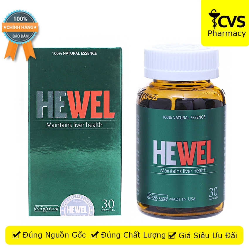 Hewel - Viên uống tăng cường chức năng gan (Hộp 30 viên) - cvspharmacy
