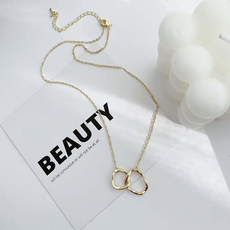 Vòng cổ Hai Vòng Hình Học Đơn Giản Sáng Tạo Cá Tính