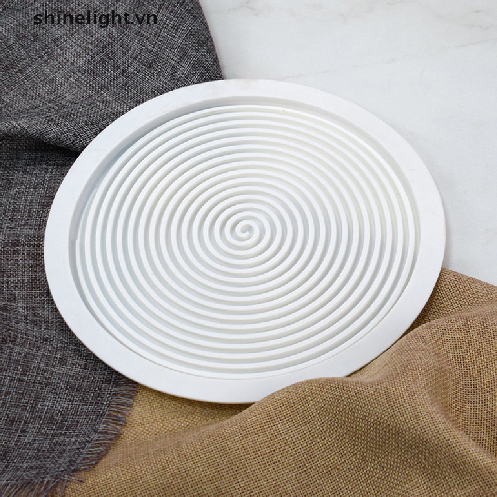 Khuôn Silicon Làm Bánh Mousse / Kem / Sô Cô La Hình Xoắn Ốc 3D