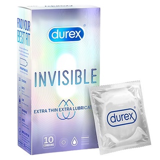 Bao cao su Durex Invisible Extra Thin Extra Sensitive / bao cao su siêu mỏng kéo dài
