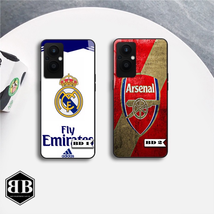 ỐP lưng kính cường lực OPPO RENO 7Z 5G    bóng đá