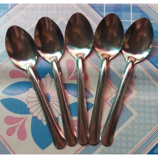 combo 5 thìa yaourt inox dày dặn...