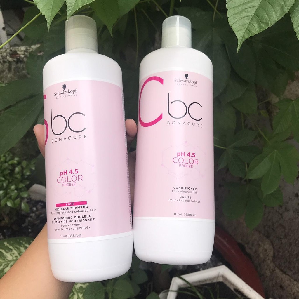 Dầu xả chăm sóc và giữ màu tóc nhuộm BC Color Freeze Conditioner Schwarzkopf 1000ml