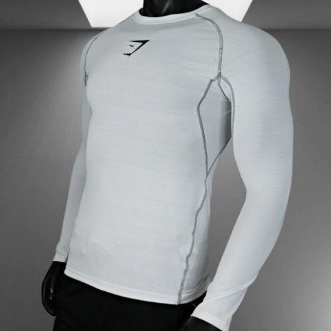 Áo thể thao nam dài tay GYMSHARK Body chuẩn men GS0002- Key Sport chuyên đồ thể thao nam tập GYM, YOGA ❕