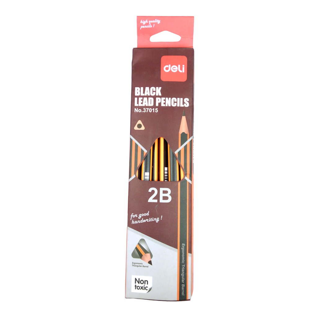 Hộp 12 bút chì mỹ thuật cao cấp Deli 37015-2B