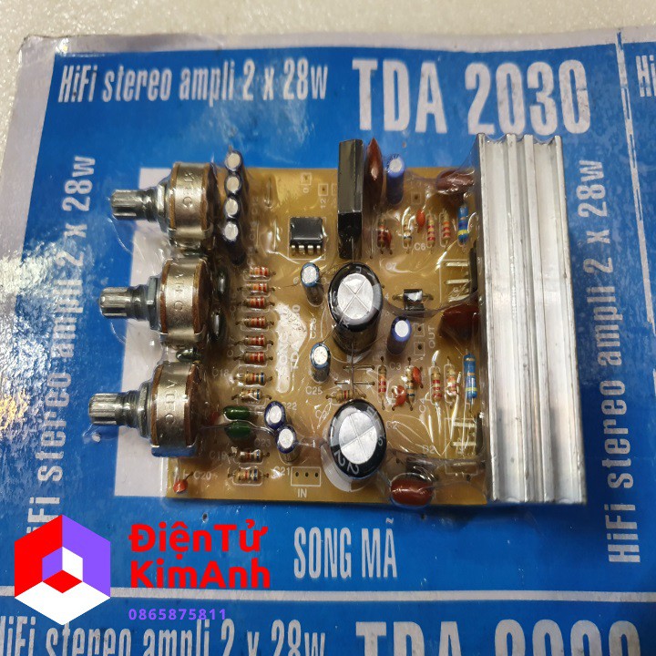 Mạch công suất stereo 2x28w TDA2030