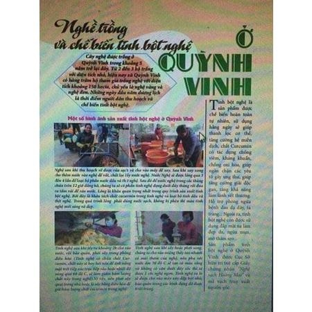 Tinh Bột Nghệ 100gram Handmade Nguyên Chất Nhà Làm | BigBuy360 - bigbuy360.vn