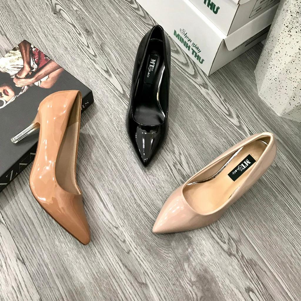 [shop giay minh thu]Giày cao gót mũi nhọn 7cm MT646