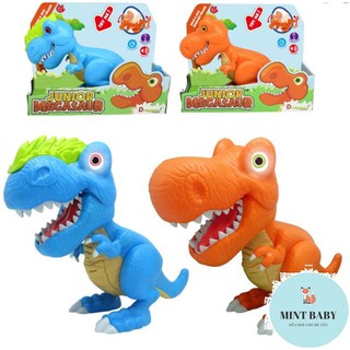 Đồ chơi khủng long biết đi, kêu gầm gừ t-rex dragon itoys 80079