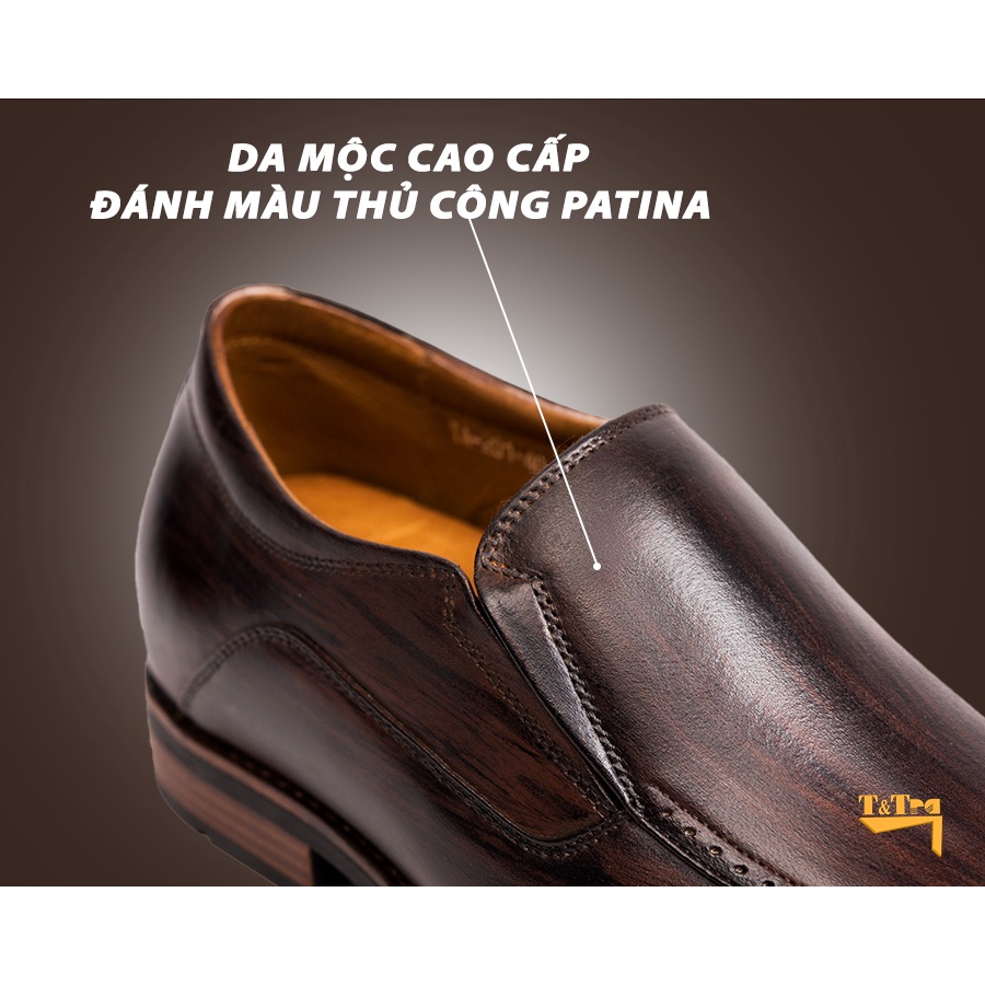 [ 6CM ] Giày Tăng Chiều Cao Nam T&amp;TRA A201NT