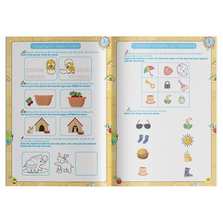 Sách Toán Tư Duy Beginning Creative Math (Dành Cho Bé 4-6 Tuổi Song Ngữ Việt Anh)