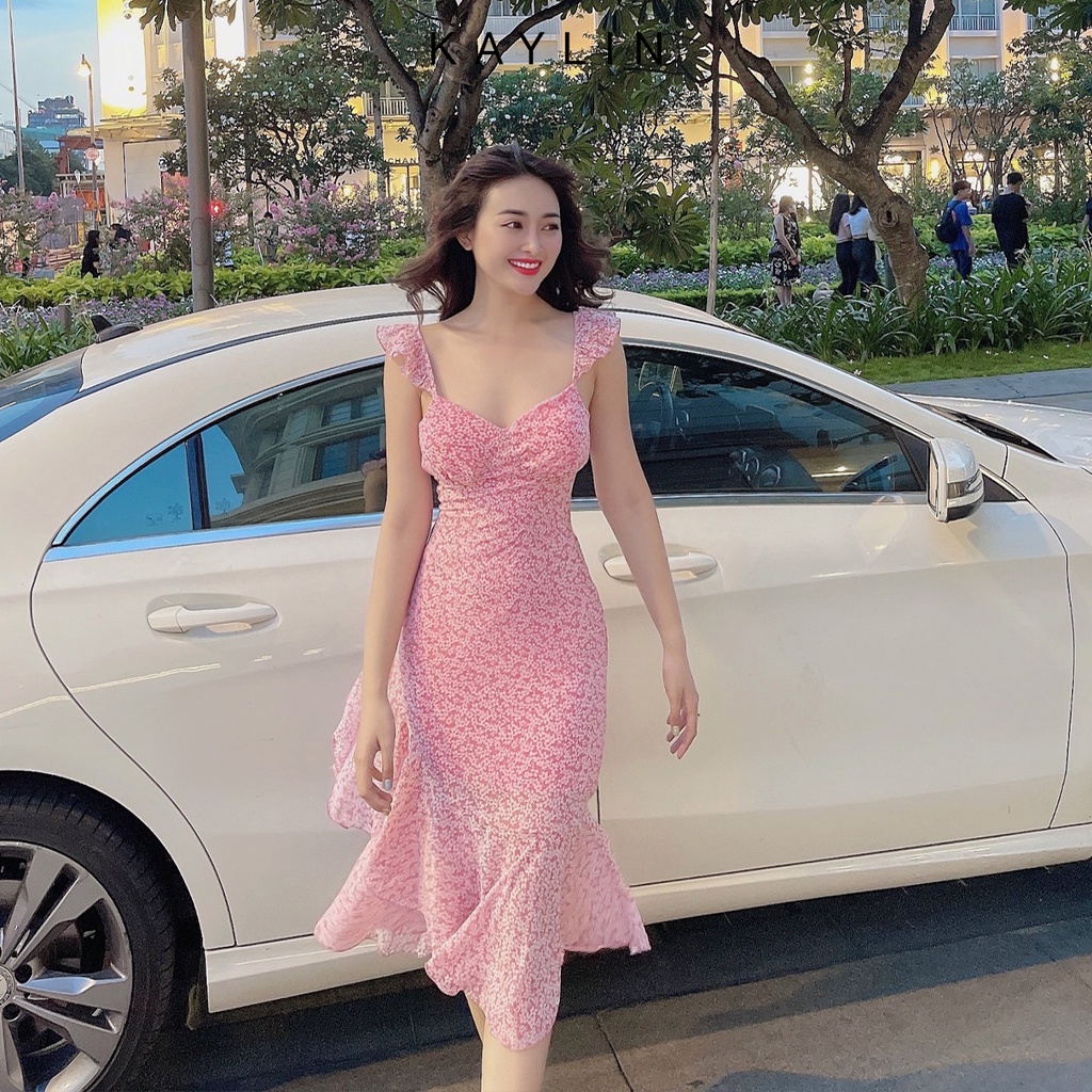 Đầm đuôi cá xếp ly xòe thời trang N1535 - KAYLIN