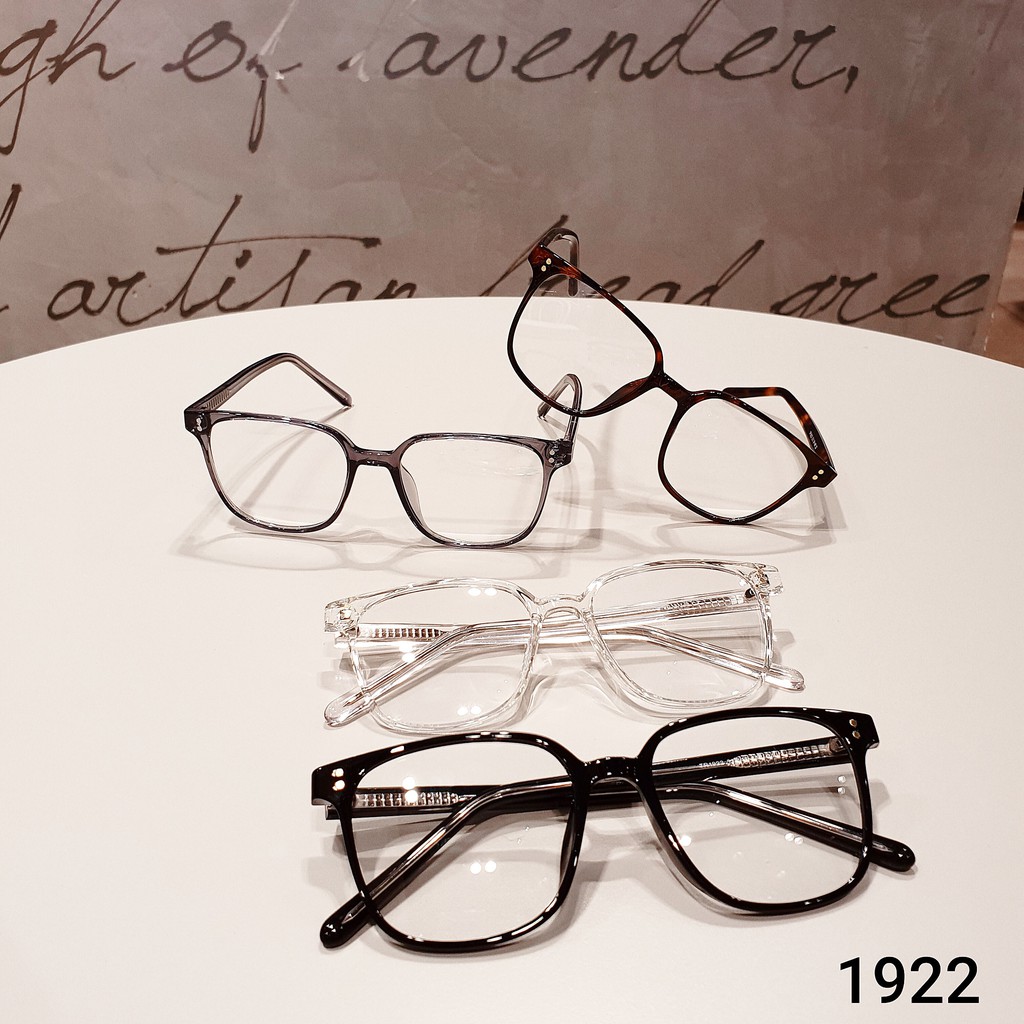 Gọng kính vuông nam nữ LILYEYEWEAR mắt kính vuông to gọng cứng cáp chắc chắn 1922