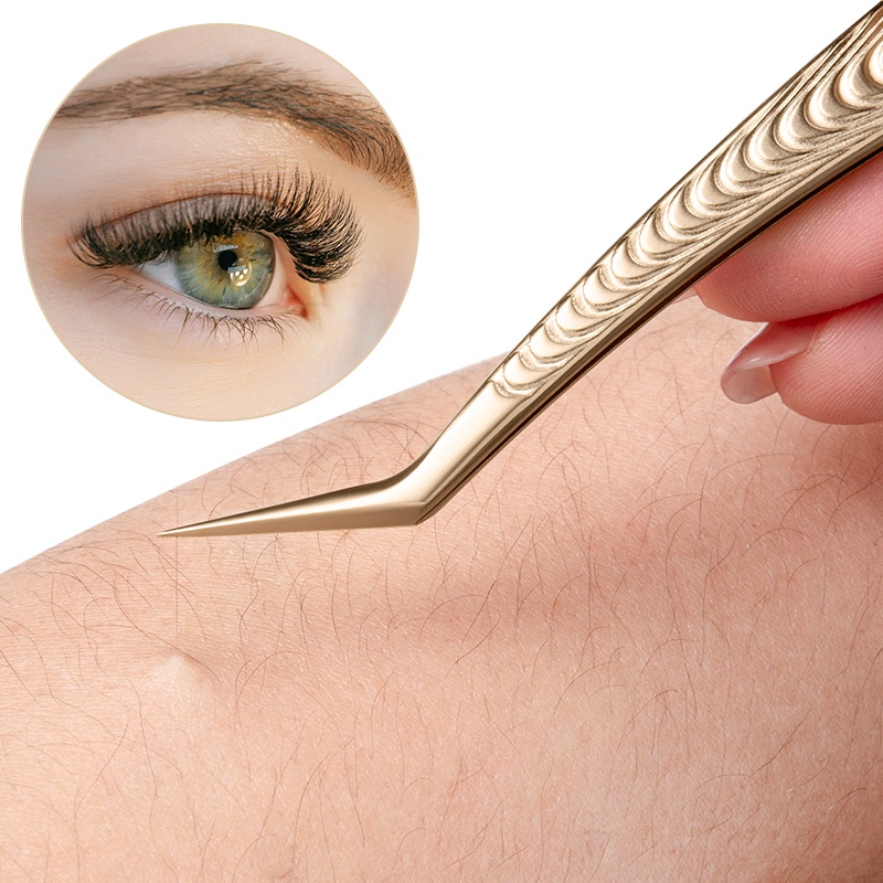 1 Nhíp Gắn Mi Giả Bằng Thép Không Gỉ Độ Chính Xác Cao Chống Tĩnh Điện