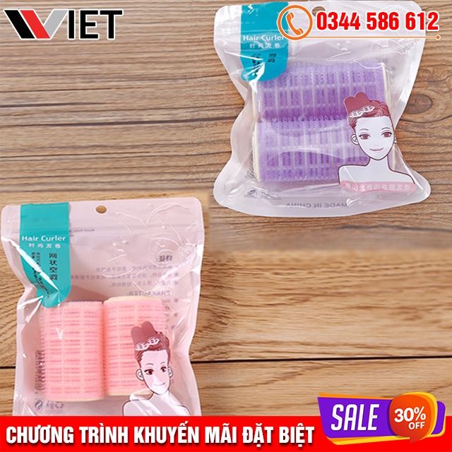 Lô Cuốn Tóc Tự Dính Làm Xoăn, Uốn Cong Tóc Mái Tạo Kiểu Mái Cúp, Mái Bay