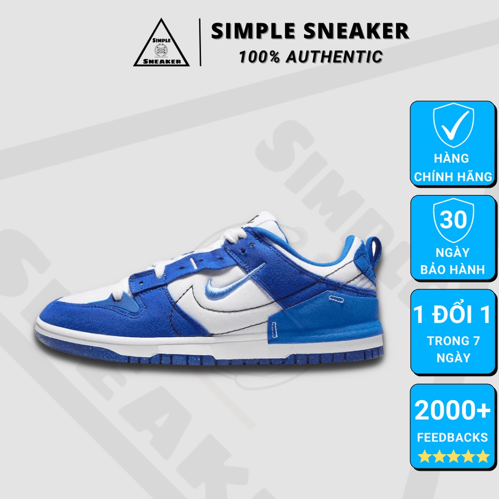 Giày Nike Dunk Disrupt 2 CHÍNH HÃNG Nike Dunk Disrupt 2 Hyper Royal [DH4402-102] - Simple Sneaker