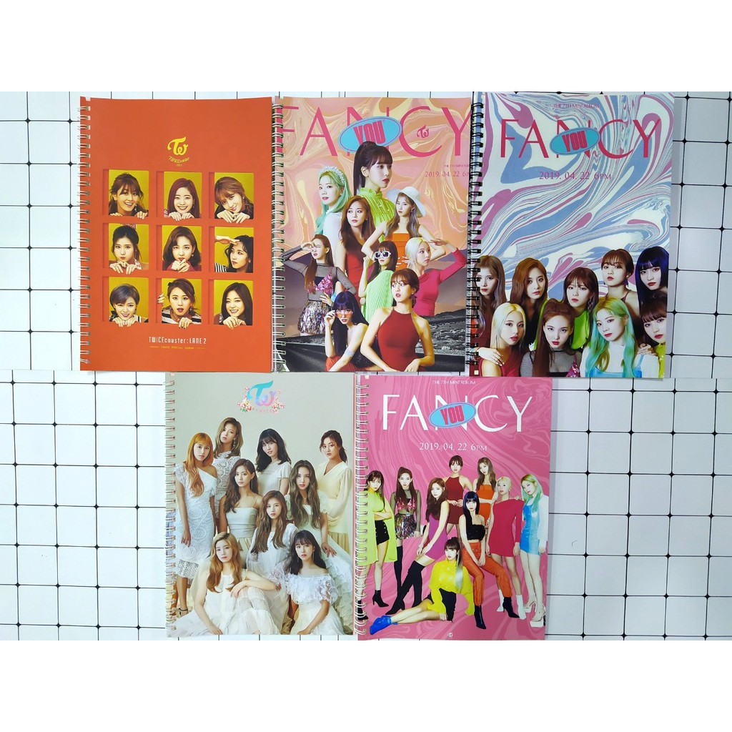 Sổ lò xo nhóm nhạc TWICE SLX20 100 trang 14x20cm A5