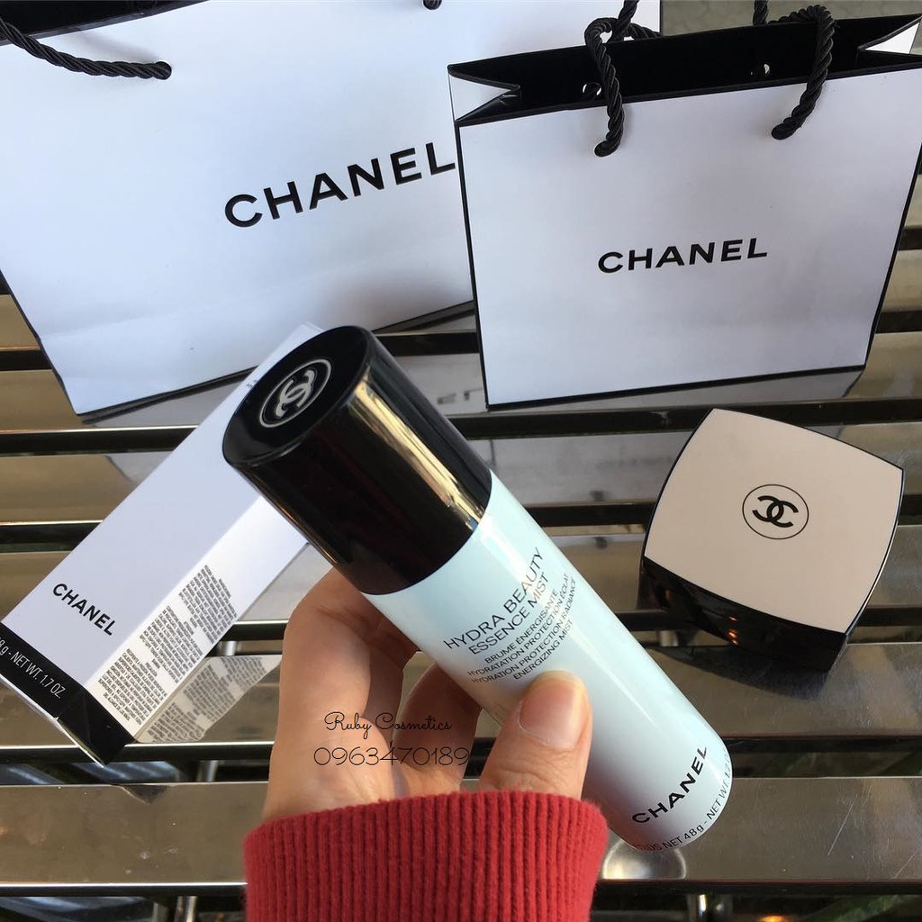 Xịt Khoáng Dưỡng Da Chanel Hydra Beauty Essence Mist (Fullbox Hộp 48g) |  Shopee Việt Nam